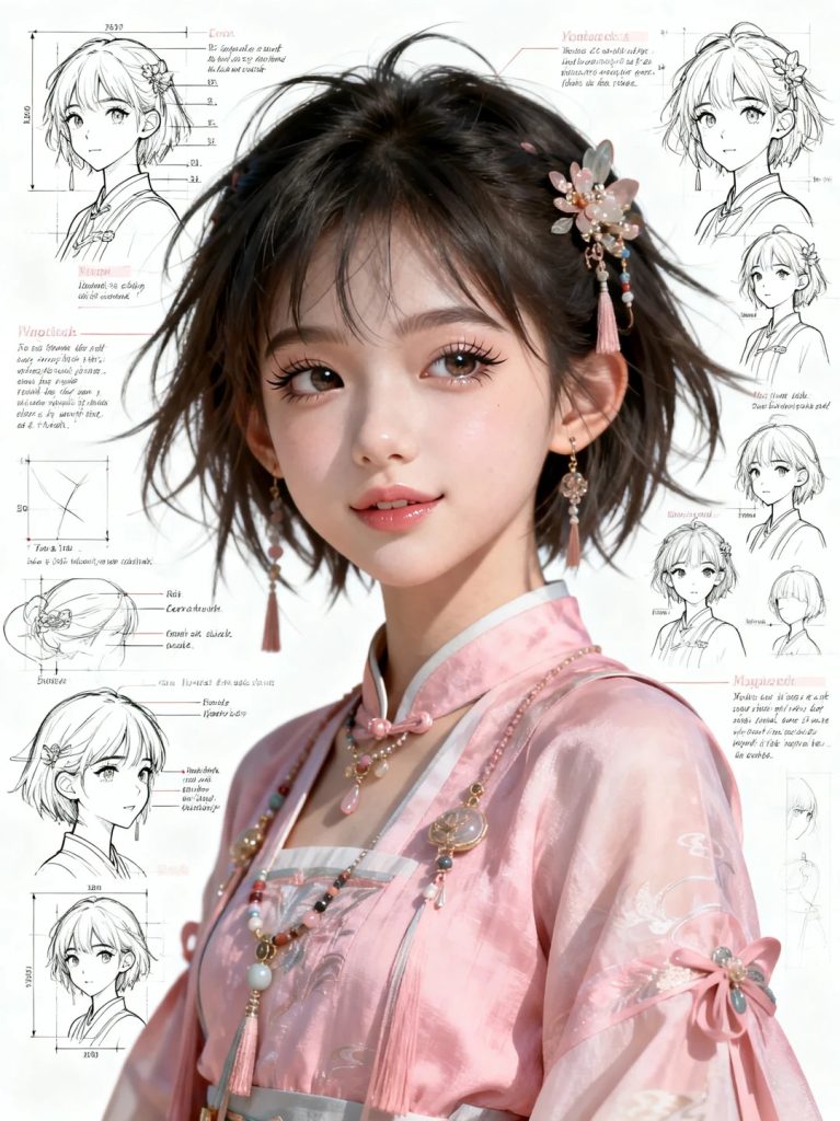 可爱萝莉少女提示词