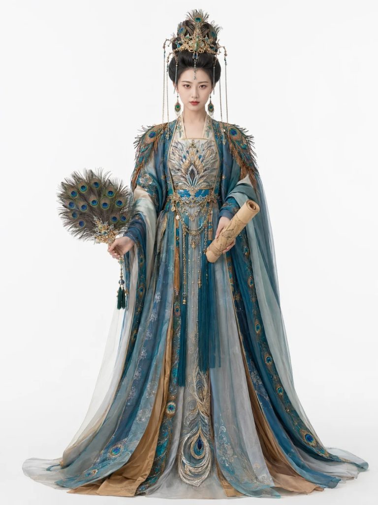 孔雀族公主·姬羽 古风女主提示词