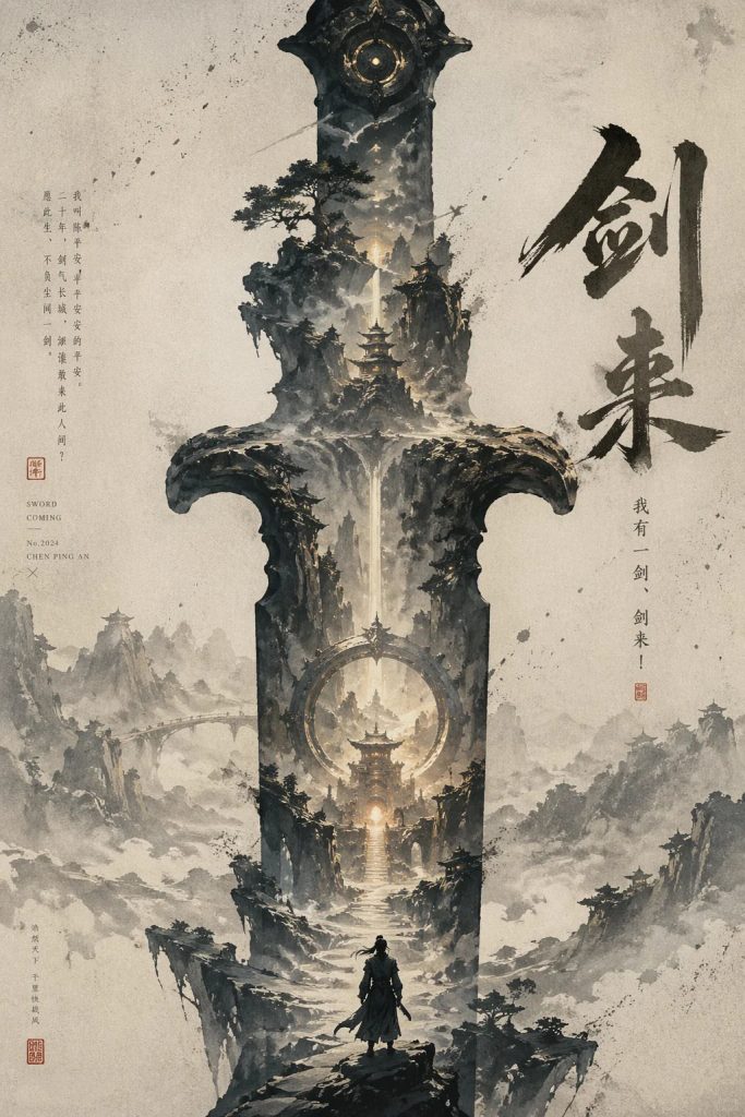 墨水画系列提示词