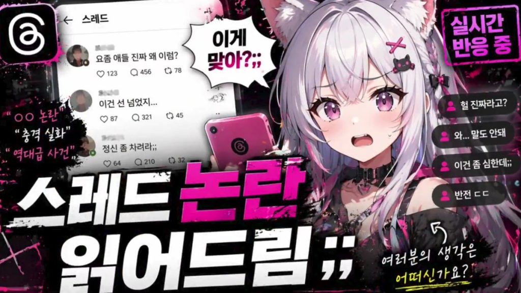黑粉霓虹猫耳 VTuber 争议话题油管缩略图